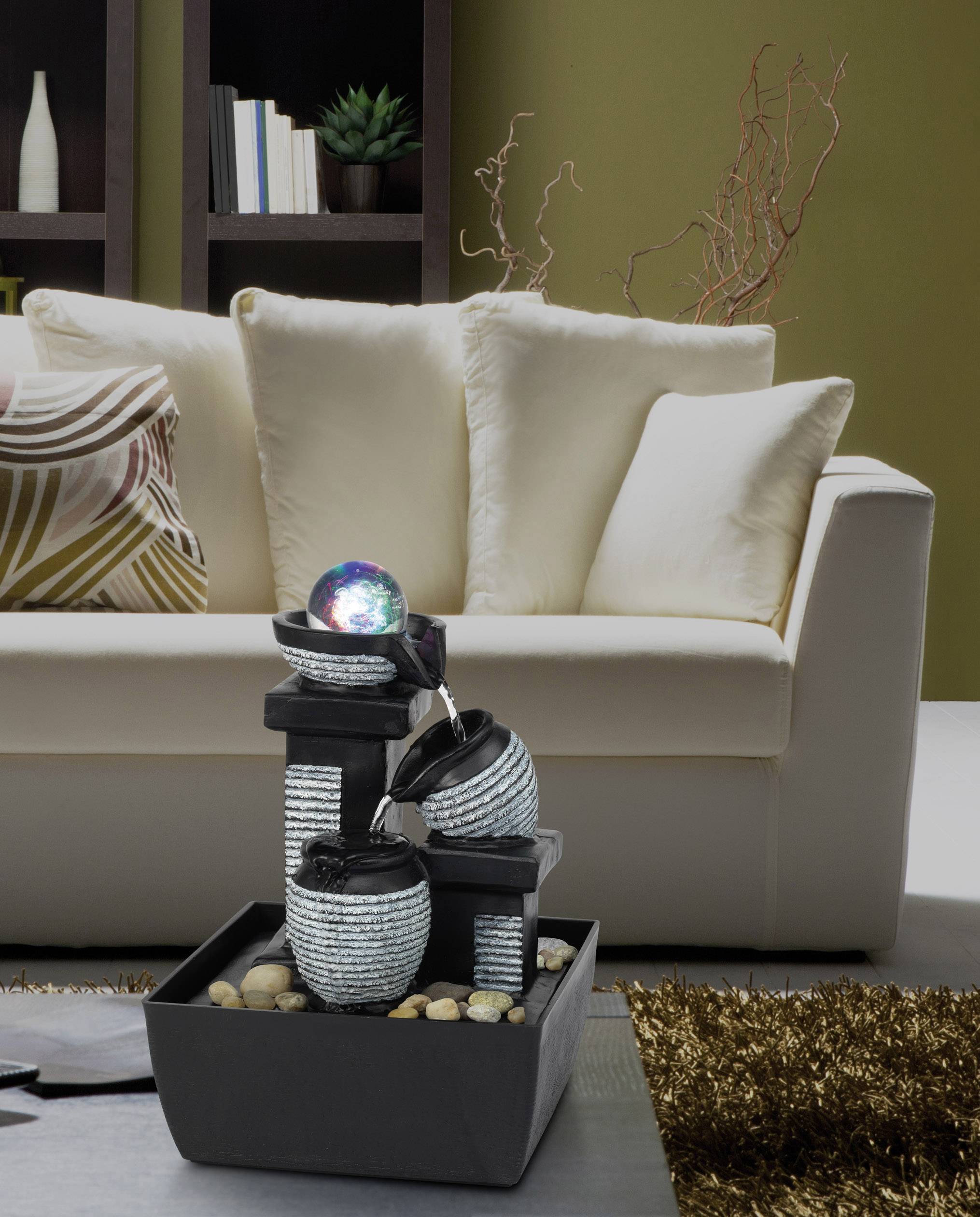 Renkforce 1233679 Zimmerbrunnen mit LED-Beleuchtung-1