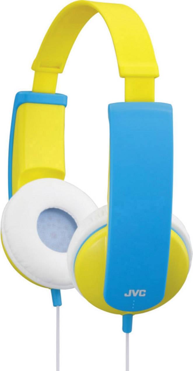 JVC HA-KD5-Y-E Kinder Kopfhörer On Ear Lautstärkebegrenzung - Leichtbügel Gelb, Blau