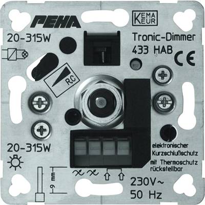 Peha Phasenabschnittdimmer 20-315W D 433 HAB o.A.