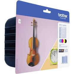 Brother Ink LC-127XL, LC-125XL originál černá, azurová, purppurová, žlutá LC127XLVALBPDR