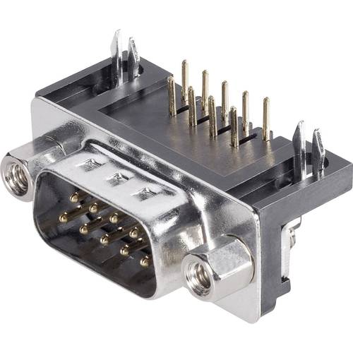 Thumbnail - TRU COMPONENTS 1579068 D-SUB Stiftleiste 90 ° Polzahl: 9 Print gewinkelt 1 St.