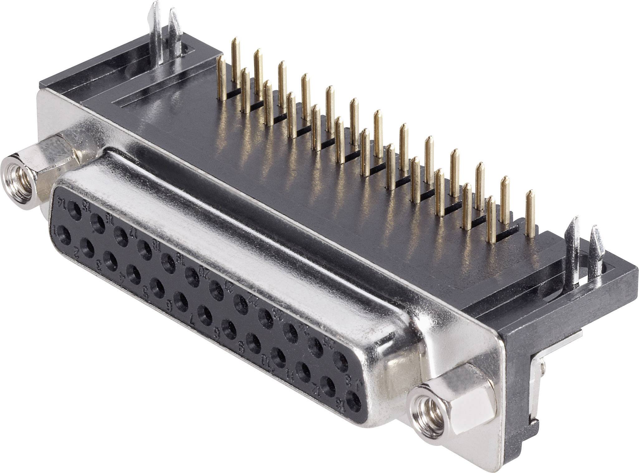 15 Schrauben 1 St. TRU COMPONENTS DSUB15F-16TB-2 D-SUB Buchse 90 ° Polzahl
