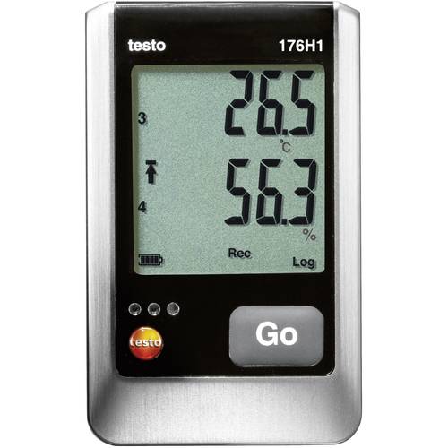 Thumbnail - testo 0572 1765 176 H1 Multi-Datenlogger Messgröße Temperatur, Luftfeuchtigkeit -40 bis 70 °C 0 bis 100 % rF