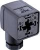 Ventilstecker GDM2106 Schwarz GDM2106 Pole:2 + PE 934888100-1 Belden Inhalt: 1 St.