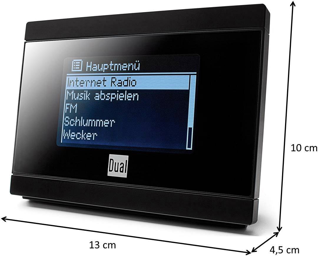 Dual IR 2A Internet Radio-Adapter UKW Internetradio   Schwarz-4