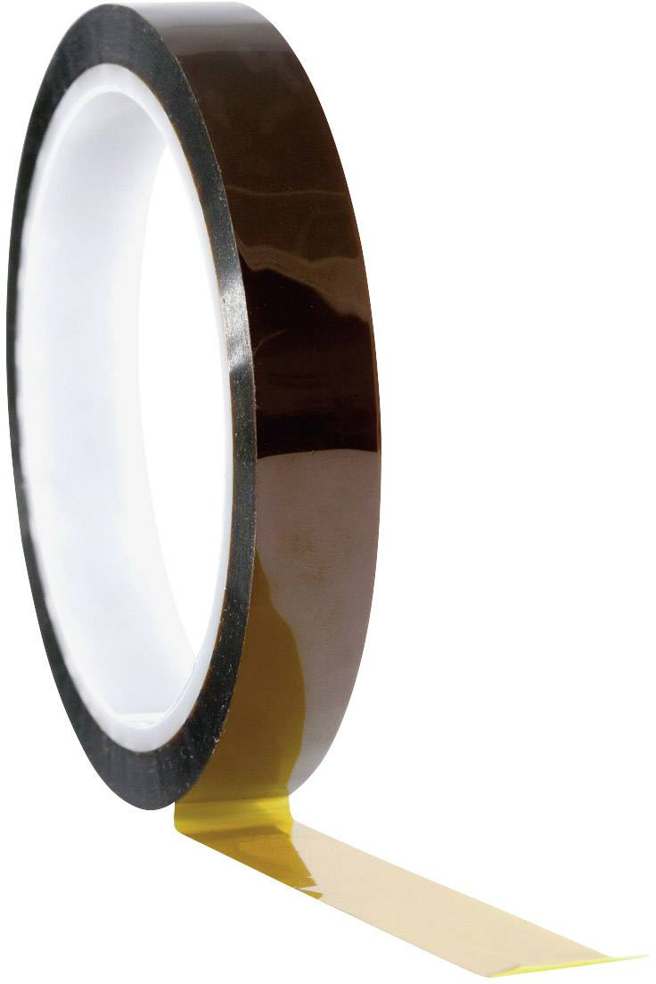 TOOLCRAFT Klebeband TOOLCRAFT Amber (L x B) 33 m x 6 mm Silikon Inhalt: 1 Rolle(n)