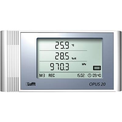 Multi-Datenlogger Lufft 8120.11 Messgröße Temperatur, Luftdruck, Luftfeuchtigkeit -20 bis 50 °C 10 bis 95 % rF 300 - 130