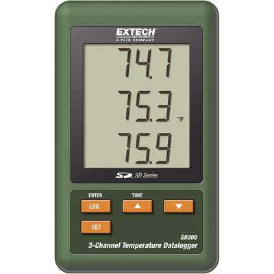 Temperatur-Datenlogger Extech SD200 Messgröße Temperatur -100 bis 1300 °C          