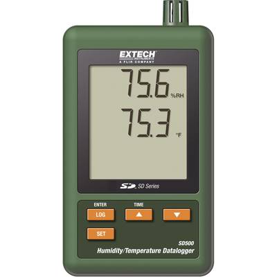 Multi-Datenlogger Extech SD500 Messgröße Temperatur, Luftfeuchtigkeit 0 bis 50 °C 10 bis 90 % rF        kalibriert (DAkk