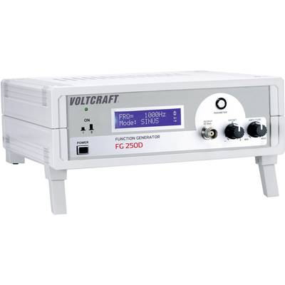 VOLTCRAFT FG 250D Funktionsgenerator netzbetrieben kalibriert (DAkkS-akkreditiertes Labor) 250 kHz (max) 1-Kanal 