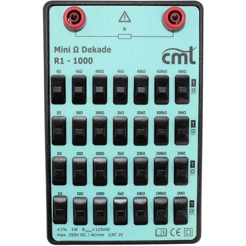 Cosinus R1-1000 Widerstandsdekade kalibriert (ISO) Widerstand 1 %