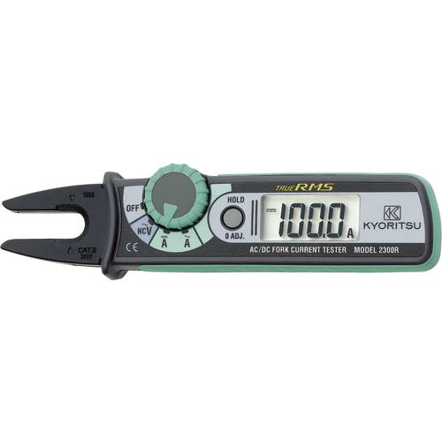 Kyoritsu KEW 2300R Hand-Multimeter, Stromzange kalibriert (DAkkS-akkreditiertes Labor) digital CAT III 300 V Anzeige (Co...