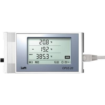 Lufft 8120.31 Opus20 E, PoE Multi-Datenlogger  Messgröße Temperatur, Strom, Spannung, Luftfeuchtigkeit -200 bis 1700 °C 