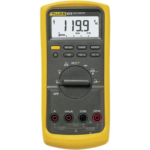 Fluke 83V/EUR Hand-Multimeter digital CAT III 1000 V, CAT IV 600 V Anzeige (Counts): 6000