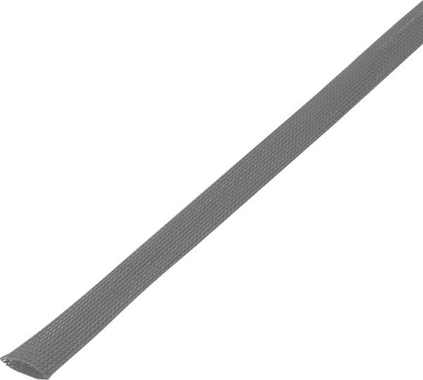 TRU COMPONENTS 1568188 CBBOX3550-GY Geflechtschlauch Grau PET 30 bis 37 mm 5 m