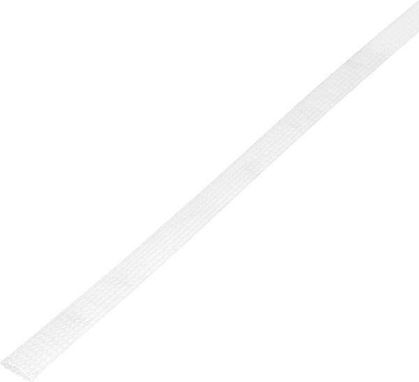 TRU COMPONENTS 1572565 CBBOX1527-WT Geflechtschlauch Weiß PET 15 bis 27 mm 10 m