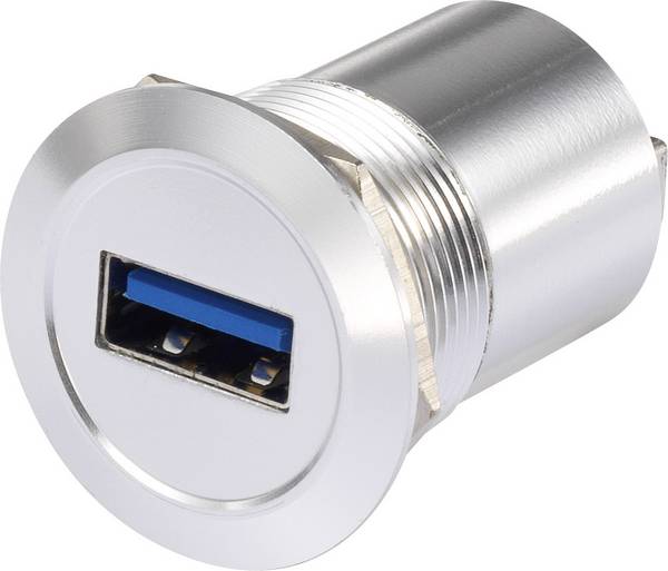 TRU COMPONENTS USB-08 USB-Einbaubuchse 3.0 Buchse, Einbau Inhalt: 1 St.