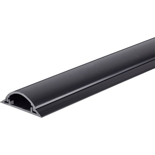 TRU COMPONENTS Kabelbrücke 1571661 PVC Schwarz Anzahl Kanäle: 1 1000 mm Inhalt: 1 m