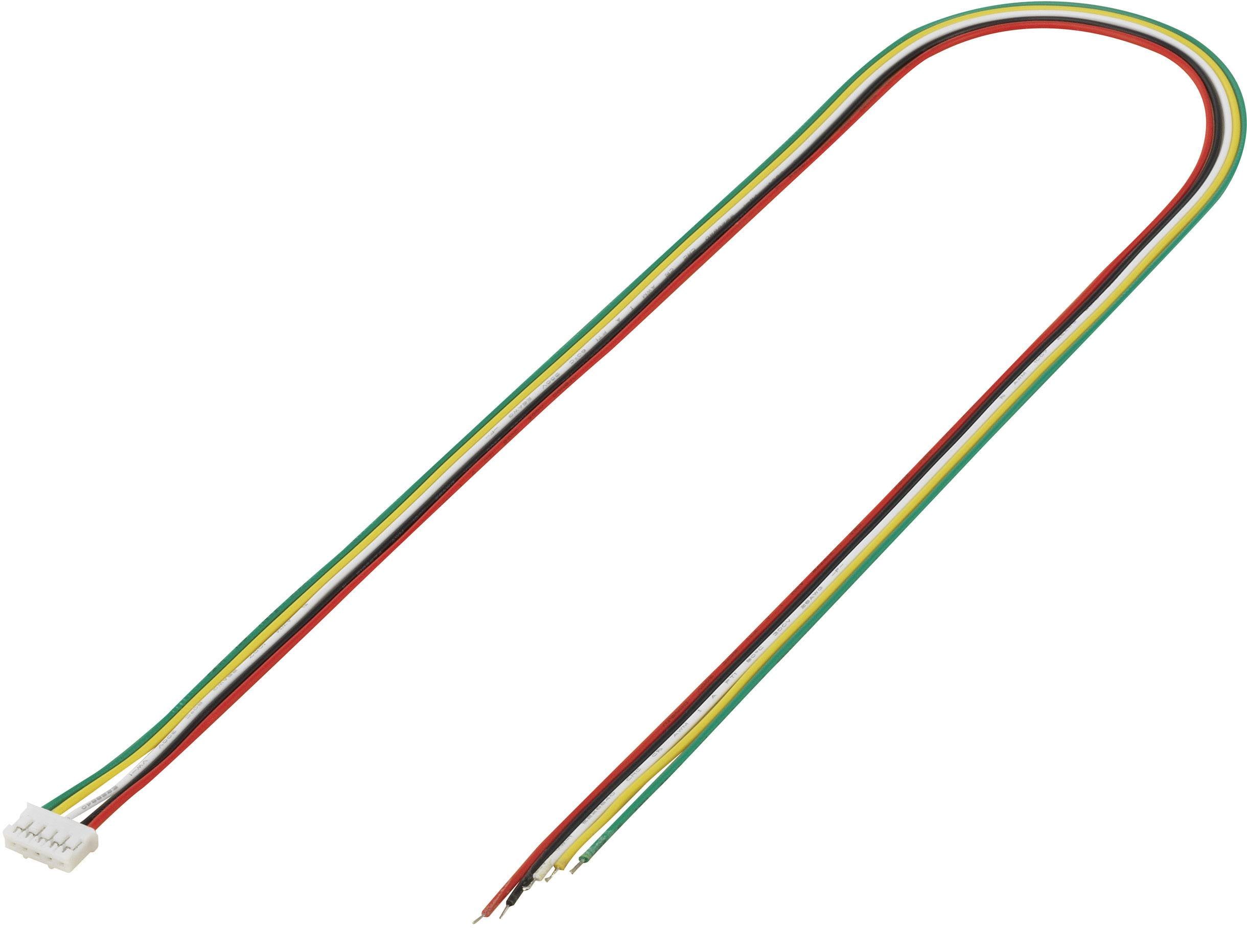 TRU COMPONENTS Konfektionierte Litze Polzahl Gesamt 5 Rastermaß: 2 mm 1244001 1 St.