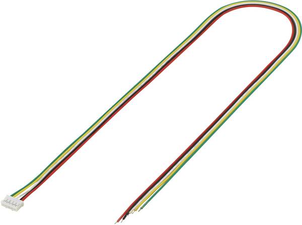 TRU COMPONENTS Konfektionierte Litze  Polzahl Gesamt 5 Rastermaß: 2 mm 1244001 1 St.
