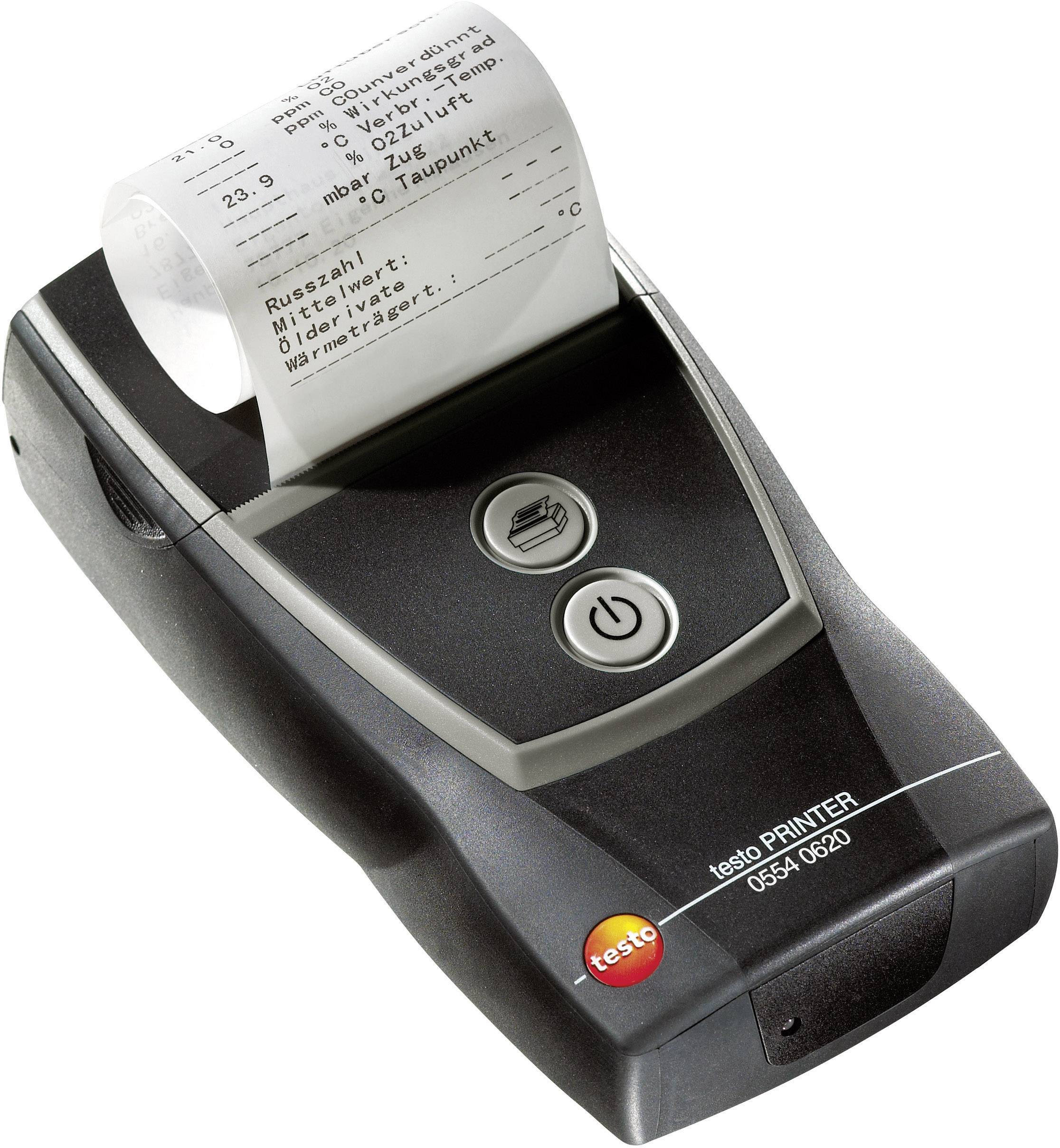 TESTO BLUETOOTH®-Drucker mit kabelloser Bluetooth-Schnittstelle, inkl. 1 Rolle Thermopapier, Akku