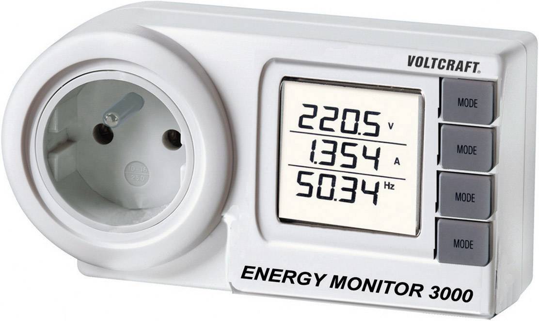 Conrad / Voltcraft Energy Monitor 3000 VOLTCRAFT Energy Monitor 3000 Affichage LCD 9 999 digits 99 d | Conrad.fr