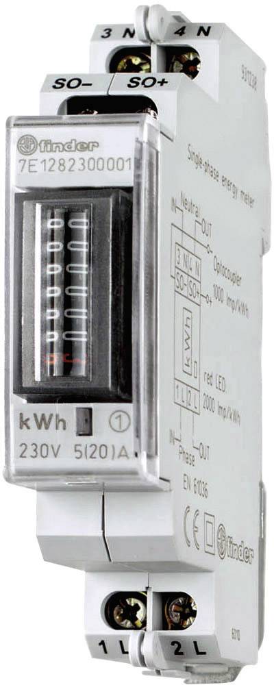 Finder Zähler für 1-Phasen 7E.12.8.230.0001-0