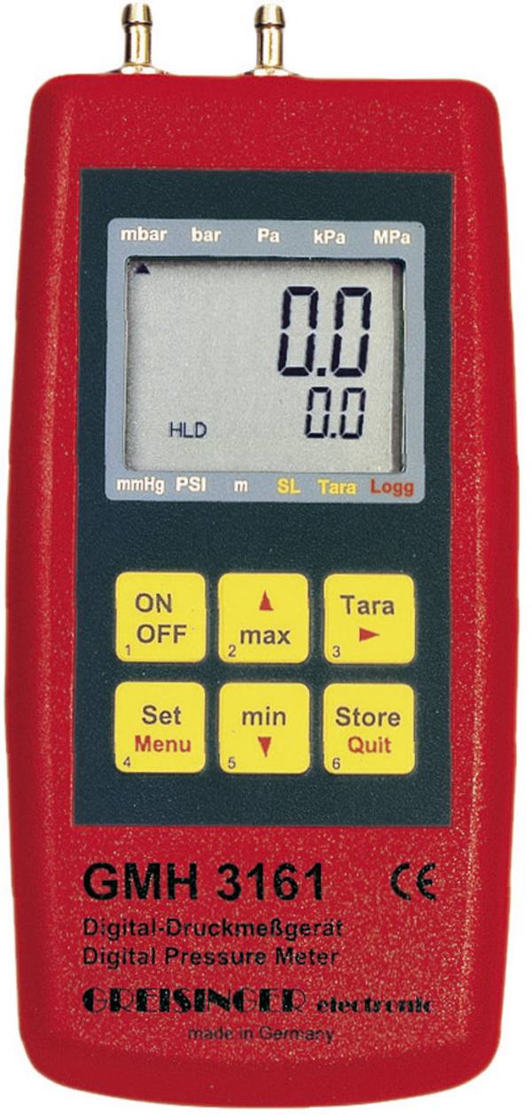 Greisinger GMH 3161-07 Druck-Messgerät Luftdruck, Nicht aggressive Gase, Korrosive Gase -0.01 - 0.350 bar