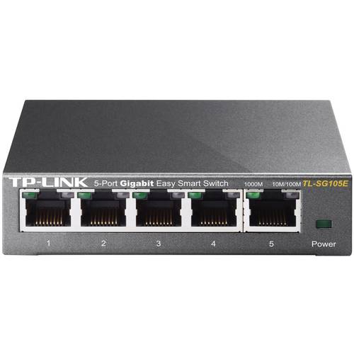 TP-LINK TL-SG105E Netzwerk Switch 5 Port 1 GBit/s