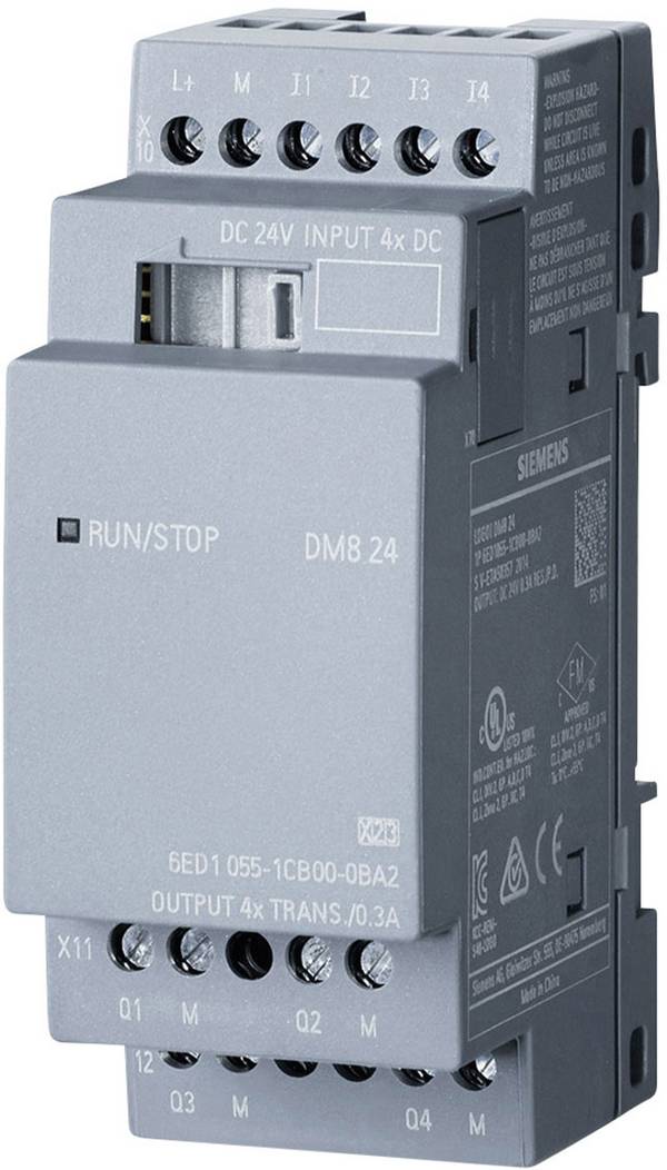 Siemens LOGO! DM8 24 0BA2 SPS-Erweiterungsmodul 24 V/DC