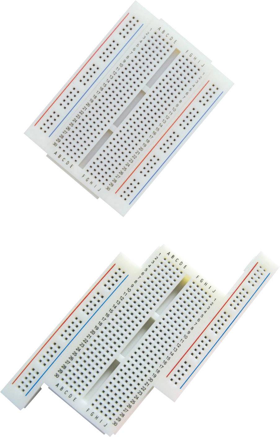 Conrad Components 0165-40-4-28010 Steckplatine verschiebbar Polzahl Gesamt 400 (L x B x H) 86.5 x 64.5 x 8.5 mm 1 St.-1