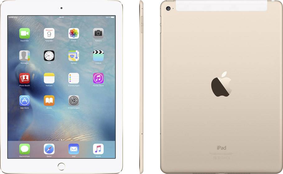 Apple iPad Air 2 128 GB WiFi + Cellular Gold im Conrad Online Shop