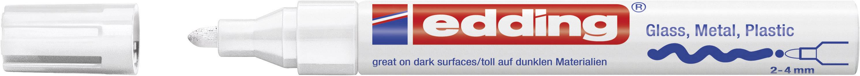 EDDING Paint-Marker Edding E-750 Weiß Rundform 2 - 4 mm 1 St.