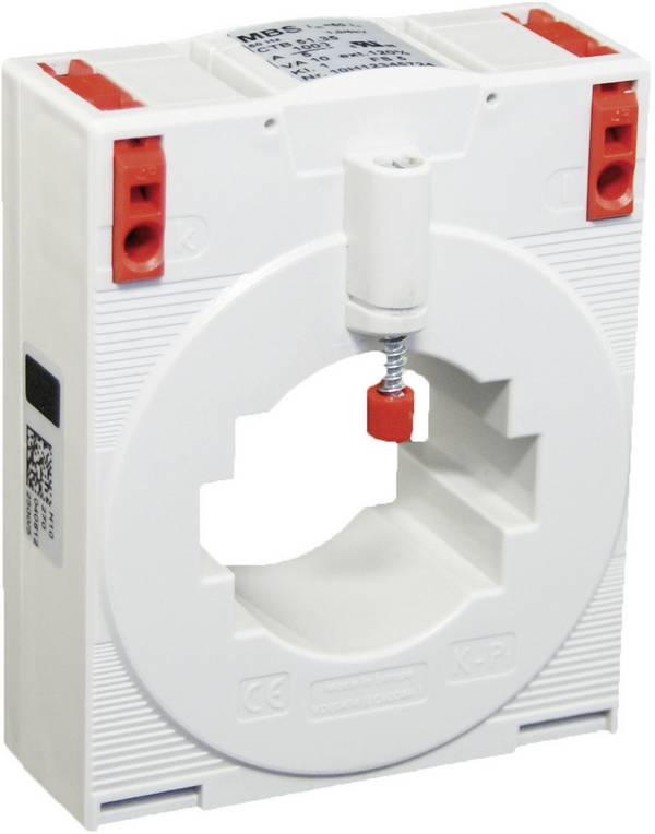 MBS CTB 51.35 1000/5A 5VA Kl.1 50-0116 Stromwandler Primärstrom 1000 A Sekundärstrom 5 A Leiterdurchführung (H x B):44 x 44 mm Leiterdurchführung Ø:44 mm  1 St.