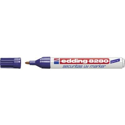 Edding 8280 UV-Marker in Blau, geeignet zum unsichtbaren Markieren.