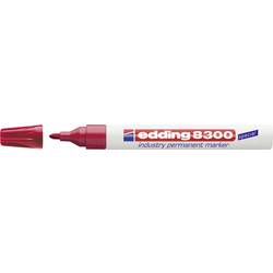 Image of Edding edding 8300 industry permanent marker 4-8300002 Permanentmarker Rot wasserfest: Ja