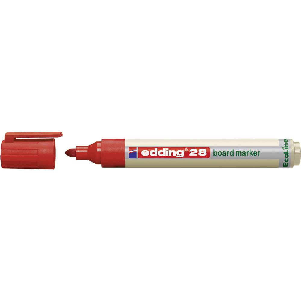 Viltstift Edding 28 whiteboard Eco rond rood 1.5-3mm
