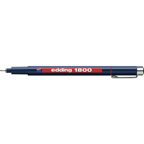 Thumbnail - Edding 1800 profipen 0,1 4-180001002 Fineliner Rot 0.25 mm 1 St.
