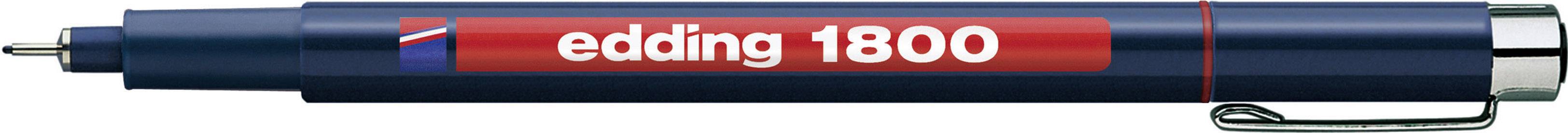 Edding edding 1800 4-180003002 Fineliner Rot 0.35 mm 1 St.-1