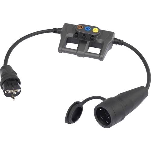 Thumbnail - VOLTCRAFT DLA-1L 16 Messadapter Schutzkontakt 16 A - Schutzkontakt 16 A