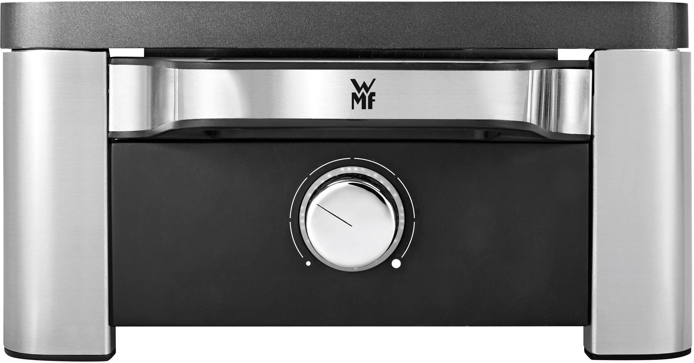 WMF LONO Raclette Raclette 8 Pfännchen, mit manueller Temperatureinstellung Edelstahl, Schwarz-3