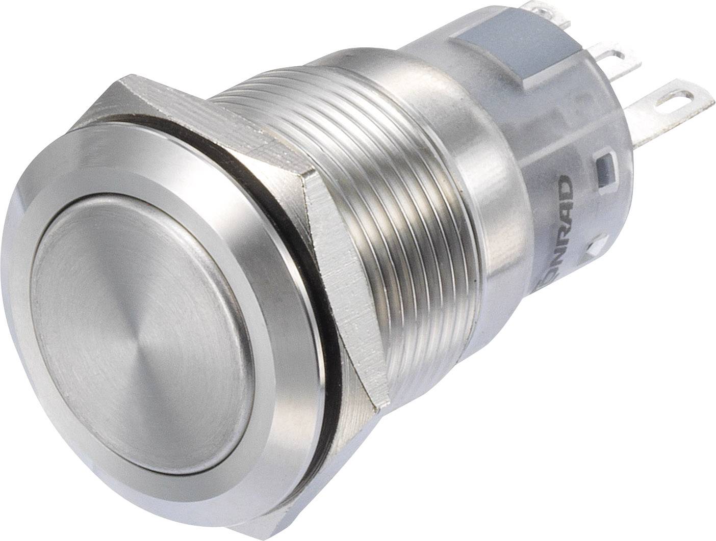 TRU COMPONENTS LAS1-AGQ-11/S Druckschalter 250 V/AC 3 A 1 x Ein/(Ein) IP65 tastend 1 St.