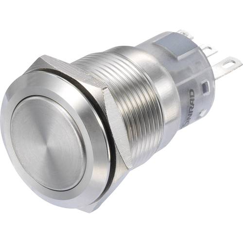TRU COMPONENTS LAS1-AGQ-11/S Druckschalter 250 V/AC 3 A 1 x Ein/(Ein) tastend IP65 1 St.
