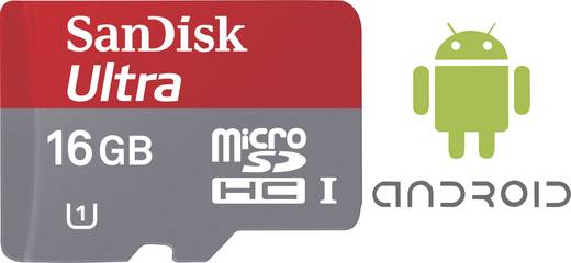 SanDisk Ultra MicroSDHC UHS I Karte 16GB Class 10 Inkl SD Adapter Und Sandisk Memory Zone