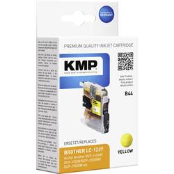 Image of KMP Tinte ersetzt Brother LC-123 Kompatibel Gelb B44 1525,0009