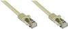 Good Connections® RJ45 Patchkabel mit Cat. 7 Rohkabel und Rastnasenschutz (RNS®), S/FTP, PiMF, 500MHz, grau, 3m