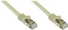 Good Connections® RJ45 Patchkabel mit Cat. 7 Rohkabel und Rastnasenschutz (RNS®), S/FTP, PiMF, 500MHz, grau, 10m