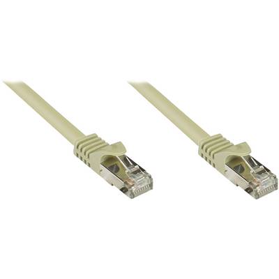 Good Connections® RJ45 Patchkabel mit Cat. 7 Rohkabel und Rastnasenschutz (RNS®), S/FTP, PiMF, 500MHz, grau, 20m-0