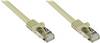 Good Connections® RJ45 Patchkabel mit Cat. 7 Rohkabel und Rastnasenschutz (RNS®), S/FTP, PiMF, 500MHz, grau, 50m
