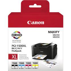 Canon Inkoustová kazeta PGI-1500 XL BKCMY originál černá, azurová, purppurová, žlutá 9182B004